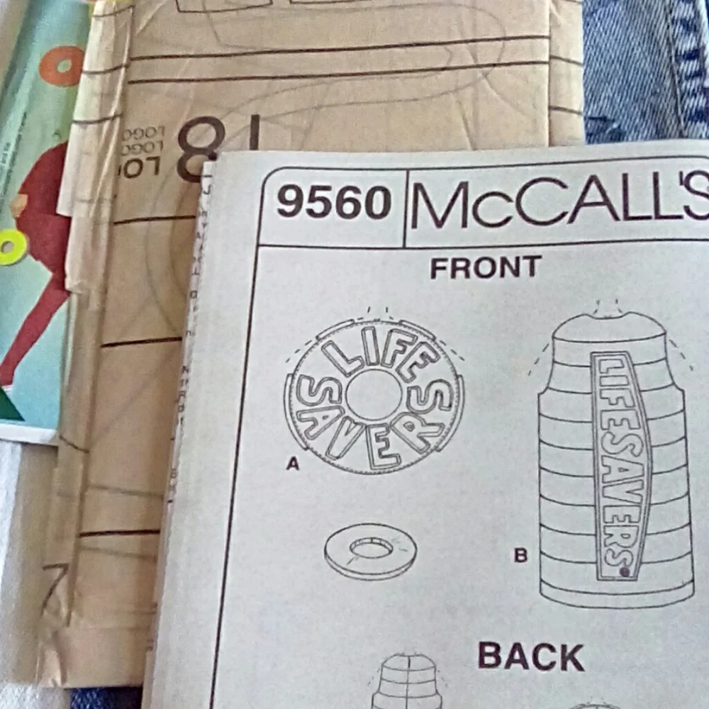 Vintage McCall's Lifesavers Costumes kids size 2-8